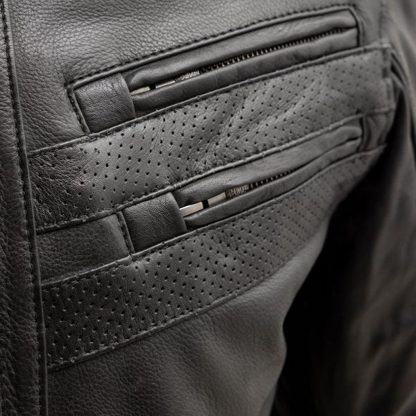 IGNITION – MEN’S LEATHER MOTORCYCLE JACKET