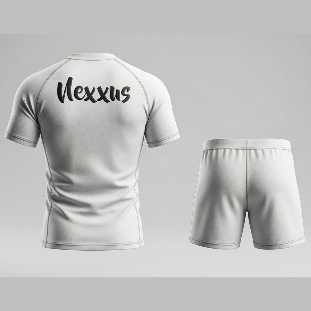 Nexxus Titan-Force Custom Rugby Uniform Kit (Heavy-Duty Anti-Tackle Short-Sleeve Jersey & Reinforced Match Shorts Set)