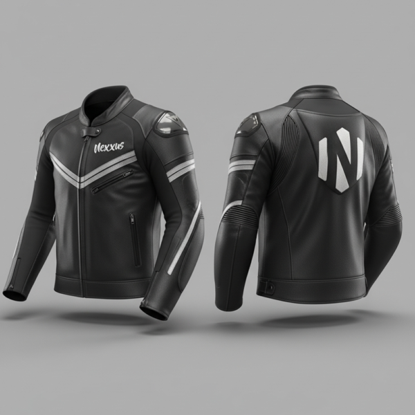 Nexxus Stealth-Rider Custom Men’s Premium Motorbike Protective Jacket (Elite Matte Black High-Impact Cordura & Mesh Racing Armor)