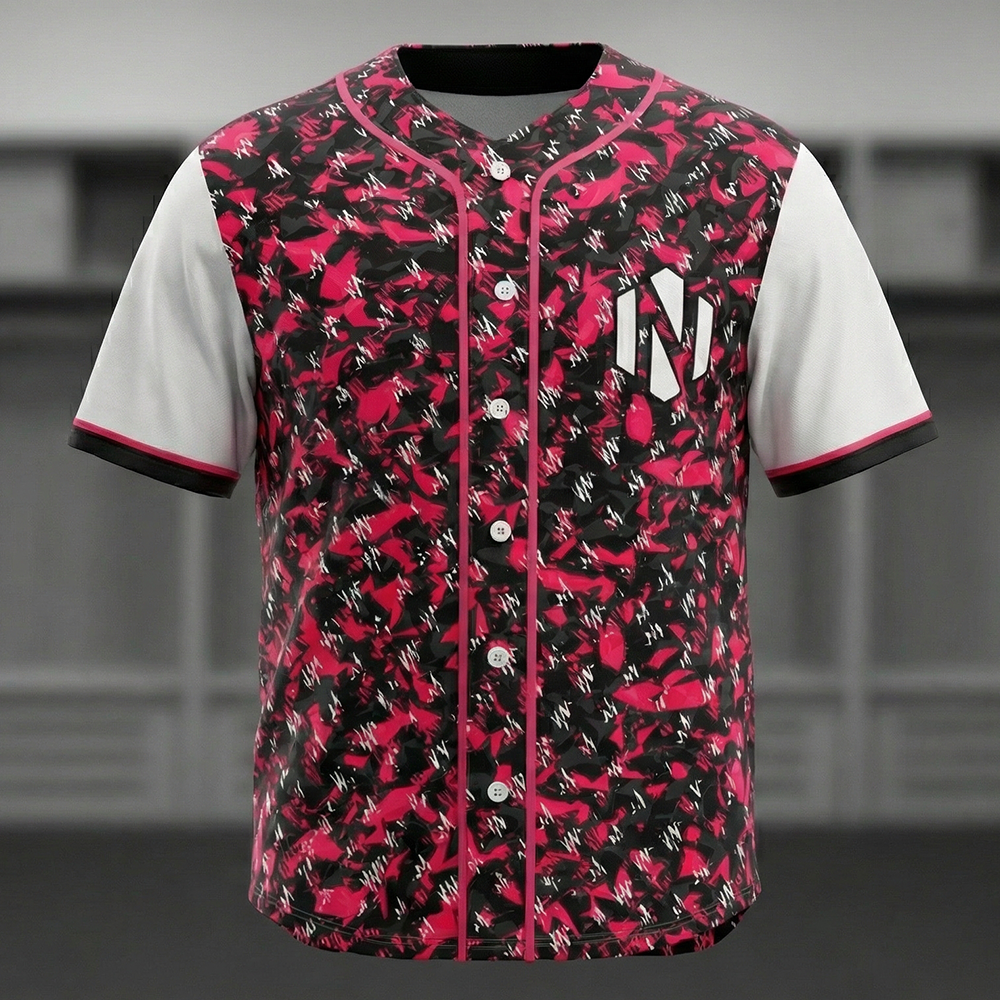 Nexxus Vandal Custom Baseball Jersey (Pink Camo Edition)
