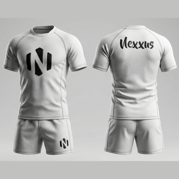 Nexxus Titan-Force Custom Rugby Uniform Kit (Heavy-Duty Anti-Tackle Short-Sleeve Jersey & Reinforced Match Shorts Set)