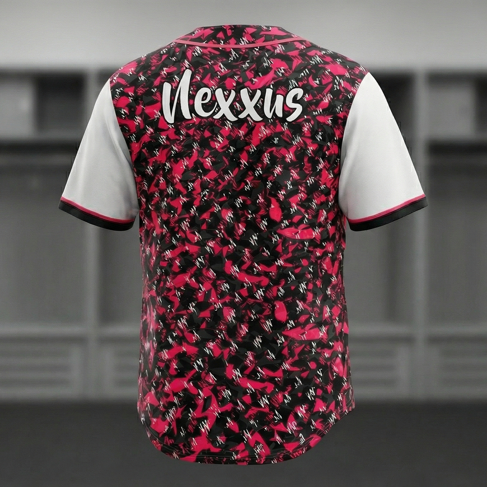 Nexxus Vandal Custom Baseball Jersey (Pink Camo Edition)