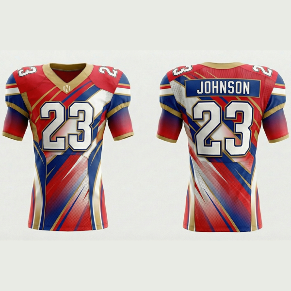 Nexxus Apex Patriot American Football Jersey – Sublimated Multi-Color Edition