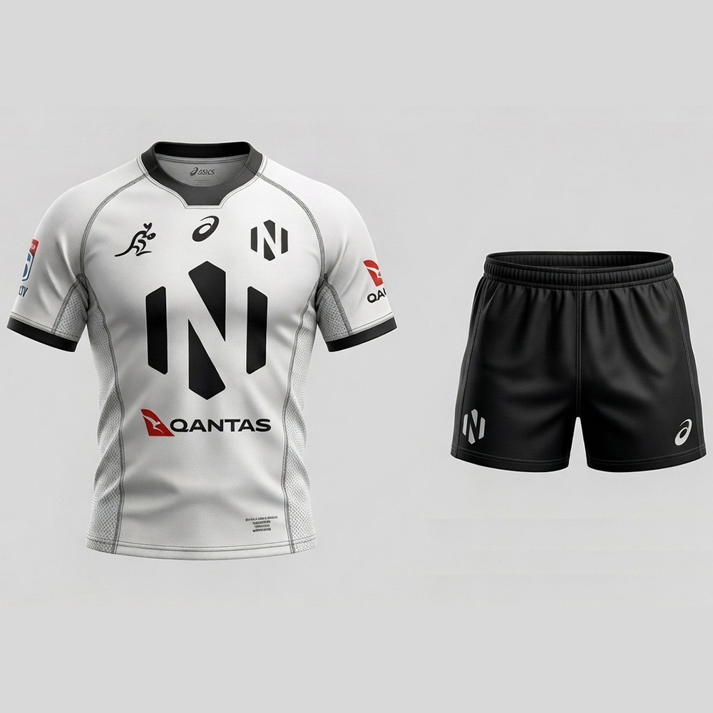 Nexxus Crimson Hoop Custom Rugby Uniform Kit (Heavy-Duty Anti-Tackle Striped Jersey & Reinforced Match Shorts Set)