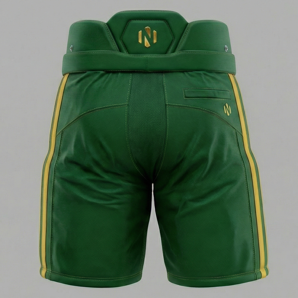 Nexxus Sovereign Gold-Edition Custom Ice Hockey Uniform Kit (Premium Lace-Up Pro-Jersey & Heavy-Duty Padded Protective Pants Set)