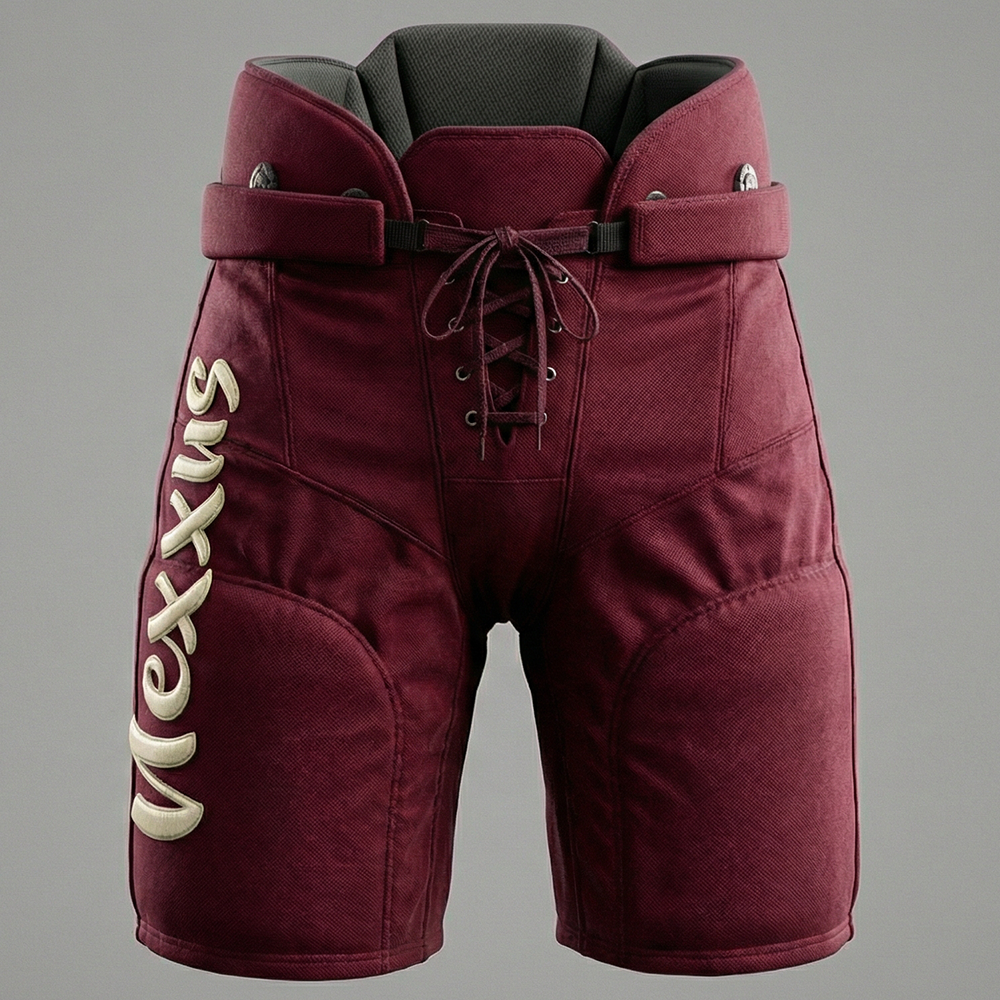 Nexxus Heritage Pro-Series Custom Ice Hockey Uniform Kit (Premium Classic V-Neck Jersey & Heavy-Duty Padded Protective Pants Set)