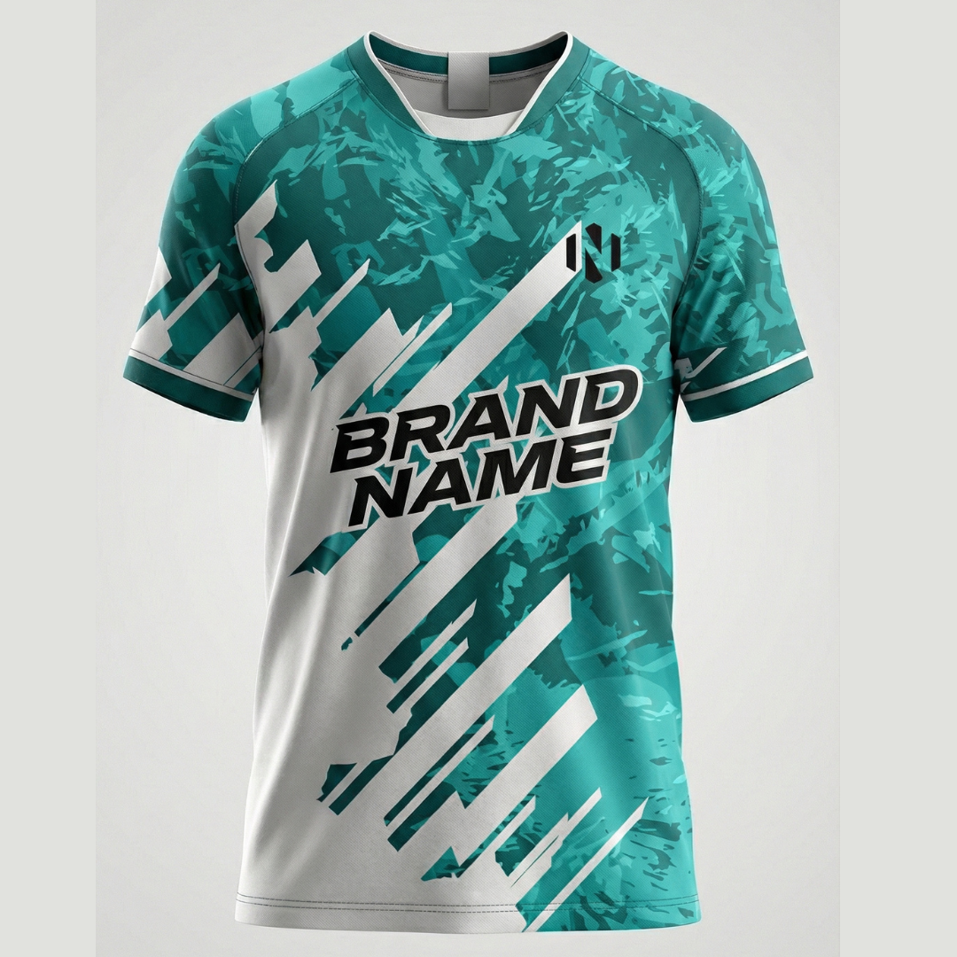 Nexxus Aero-Stripe Custom Soccer Uniform Jersey (Premium Sublimated Chest-Band Football Match Shirt)
