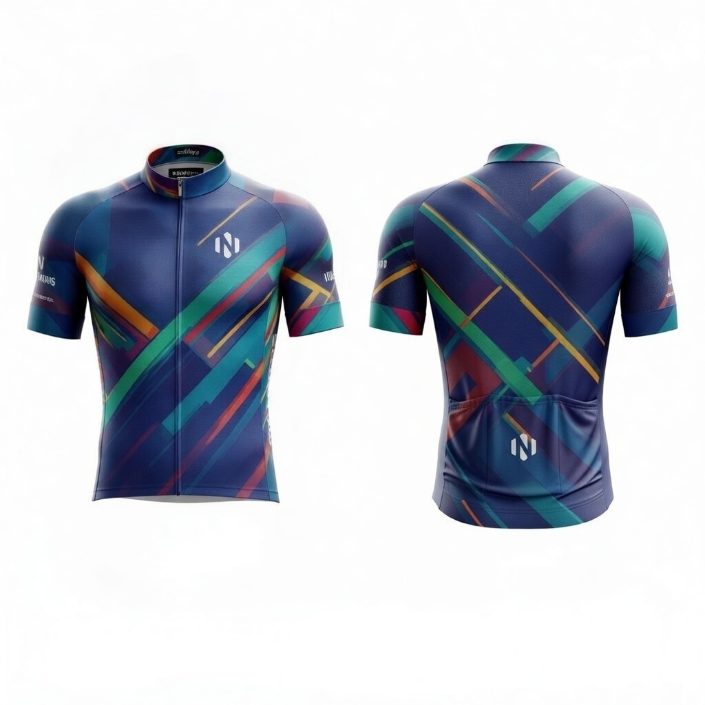 Nexxus Chroma Prism Aero-Dynamic Custom Cycling Bib Suit (Short-Sleeve Sublimated Jersey & High-Elasticity Compression Bib Shorts)