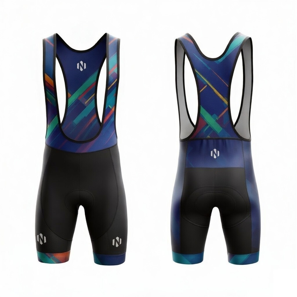 Nexxus Chroma Prism Aero-Dynamic Custom Cycling Bib Suit (Short-Sleeve Sublimated Jersey & High-Elasticity Compression Bib Shorts)