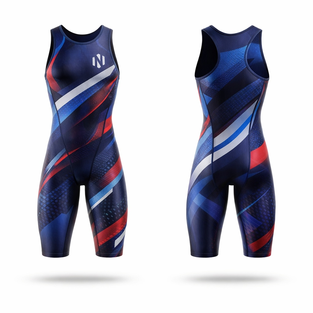 Nexxus Neon-Wave Custom Men’s Swimming Jammers (Premium Elastic Compression Watersports Racing Shorts)
