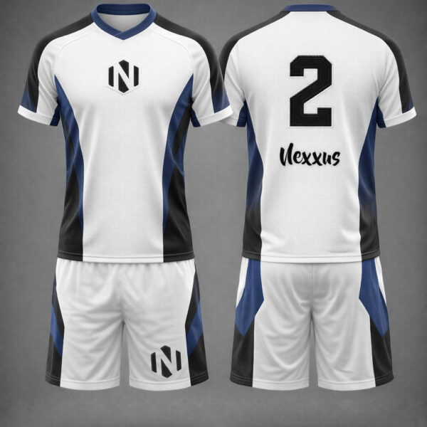 Nexxus Aero-Stream Custom Table Tennis Uniform Kit (Lightweight Breathable Short-Sleeve Jersey & Athletic Training Shorts Set)