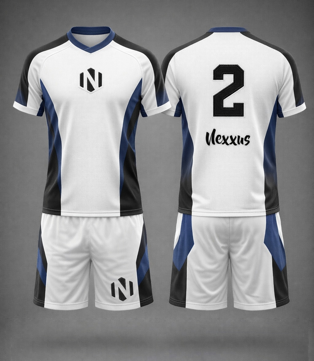 Nexxus Aero-Stream Custom Table Tennis Uniform Kit (Lightweight Breathable Short-Sleeve Jersey & Athletic Training Shorts Set)