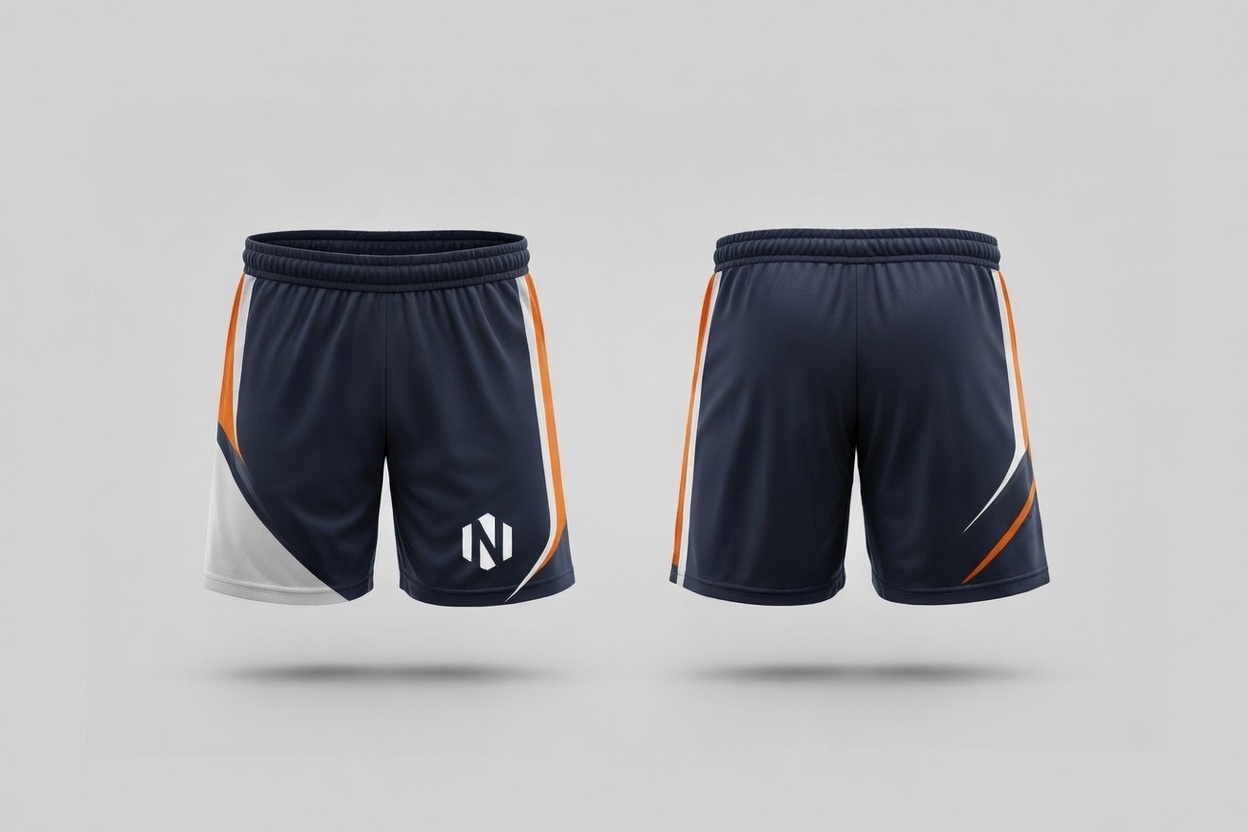 Nexxus Kinetic Sweep Custom Table Tennis Uniform Kit (Premium Moisture-Wicking Short-Sleeve Jersey & Lightweight Athletic Shorts Set)