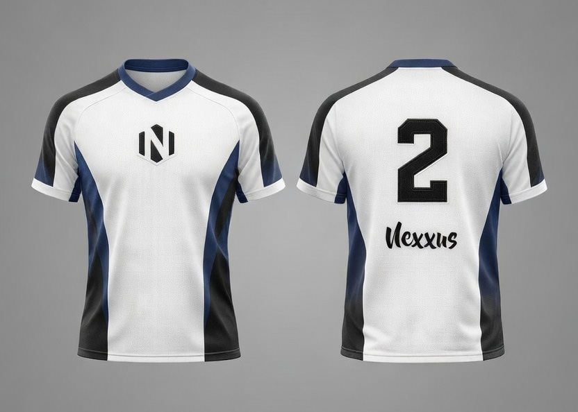 Nexxus Aero-Stream Custom Table Tennis Uniform Kit (Lightweight Breathable Short-Sleeve Jersey & Athletic Training Shorts Set)