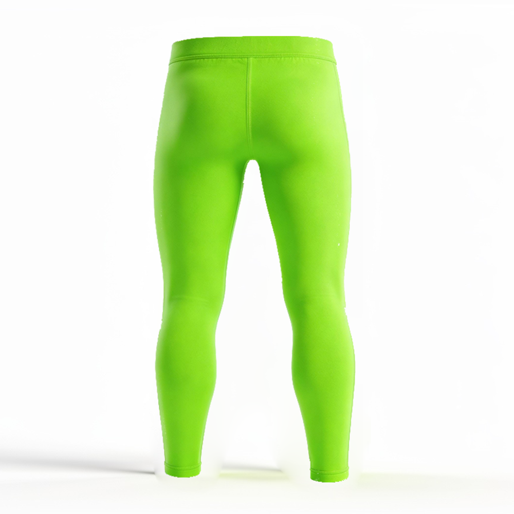 Nexxus Aero-Lock Custom Men’s Premium Grappling Tights (Elite High-Visibility Neon Green Compression BJJ Spats & MMA Training Tights)