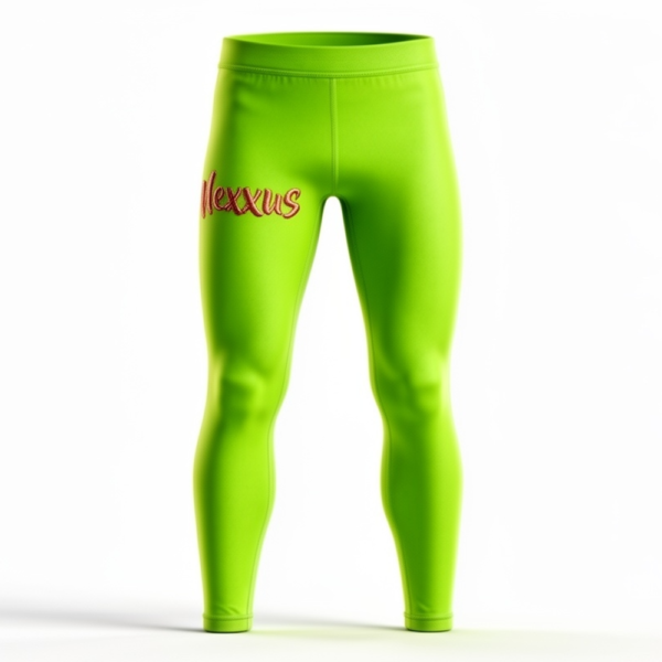 Nexxus Aero-Lock Custom Men’s Premium Grappling Tights (Elite High-Visibility Neon Green Compression BJJ Spats & MMA Training Tights)