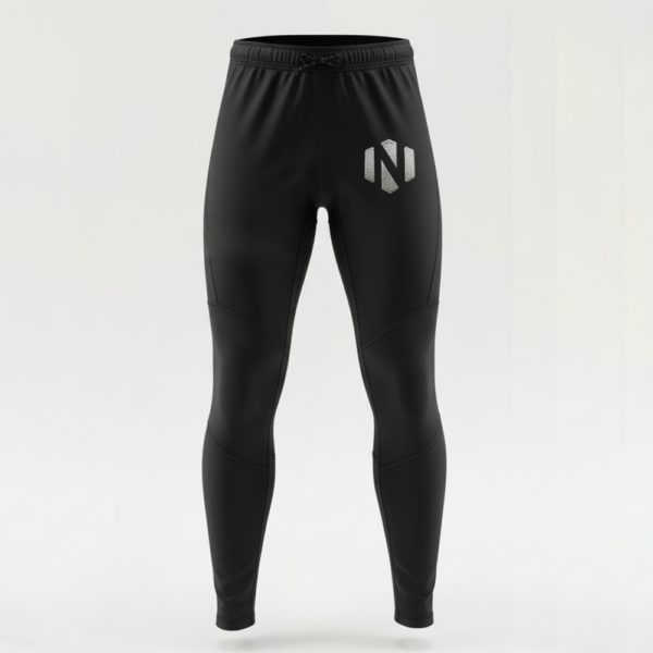 Nexxus Iron-Lock Custom Men’s Premium Grappling Tights (Elite Matte Black Non-Slip Compression BJJ Spats & MMA Training Tights)