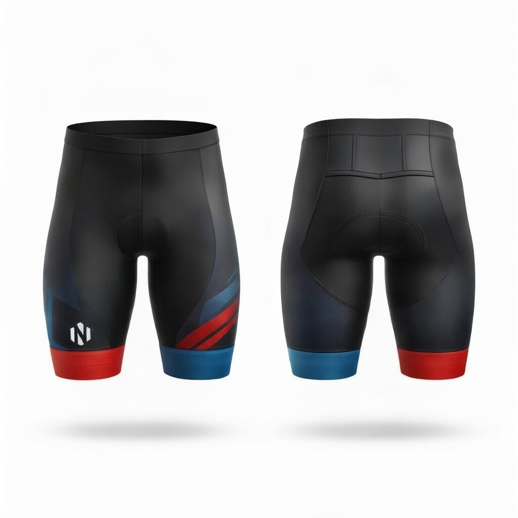 Nexxus Velocity Geometric Racing-Fit Custom Cycling Kit (Short-Sleeve Jersey & Compression Shorts)