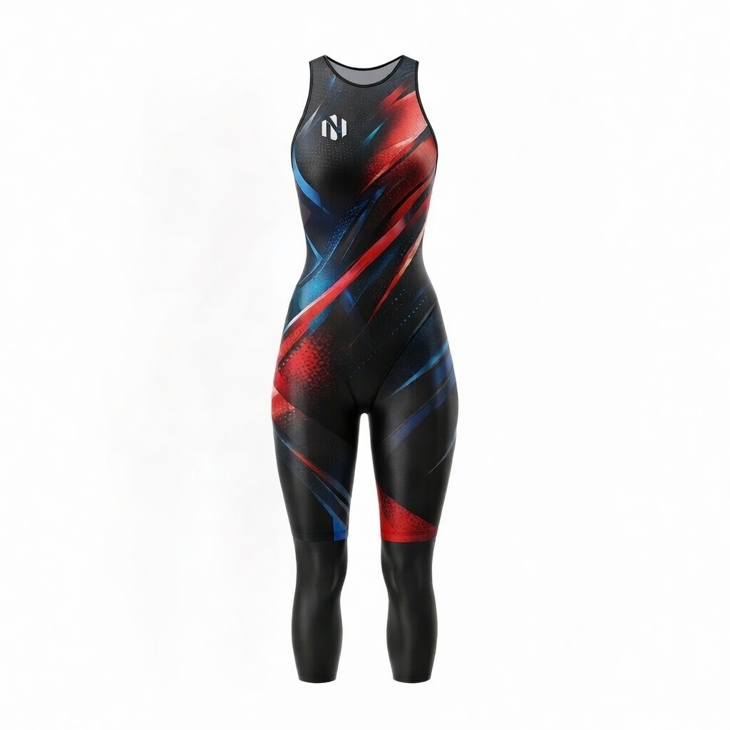 Nexxus Hydro-Shield Pro-Speed Custom Full Swimsuit (Ergonomic Sublimated Full-Body Compression Swimwear)
